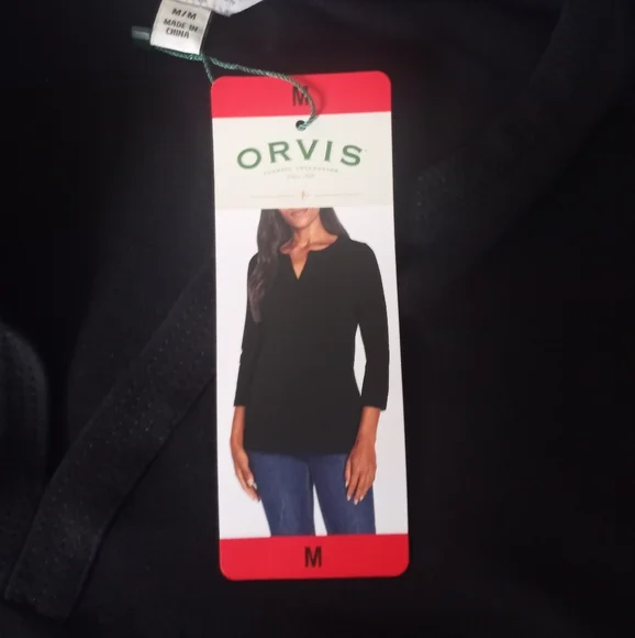 COPY - Orvis medium black tee - Picture 1 of 2